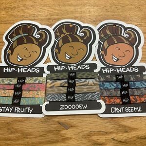 Hip•Heads bracelets hair bands